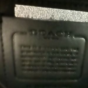 Authentic Black Coach Shooting Star crossbody  NWT.